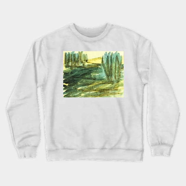 Abstract tree Crewneck Sweatshirt by bunlinked